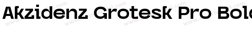 Akzidenz Grotesk Pro Bold Extended字体转换